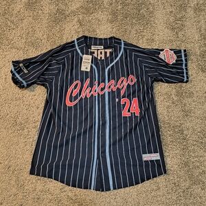 Nascar Chicago Street Race Pin Stripe Jersey Size XL